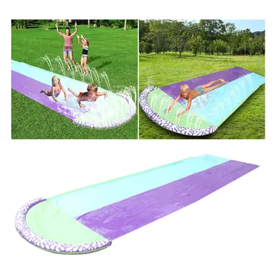 4.8x1.4M PVC Water Slide Water Splash Slide Toys Giant Inflatable Surf 'N Fun Lawn Slip