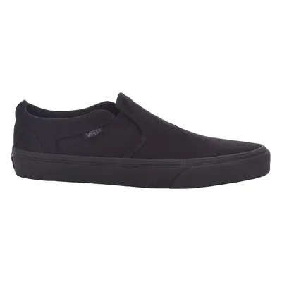 (8, Black) Vans Mens Asher Canvas Casual Slip On Plimsolls Trainers Shoes