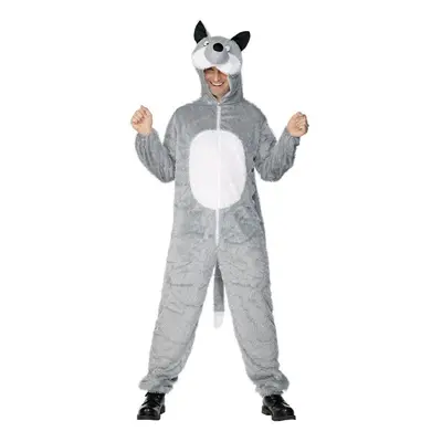 Wolf costume Wolf Zoo carnival costume animal costume Size