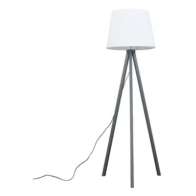 Barbro Tripod Grey Floor Lamp