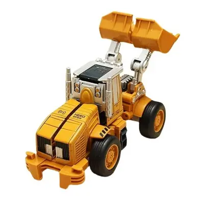 (Bulldozer) Metal Truck Hercules In Combination Robot Excavator Crane Vehicle Transformable Toys