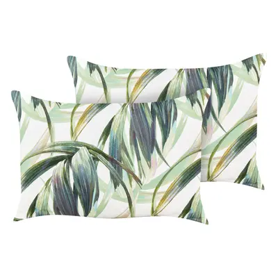 Set of Outdoor Cushions Plant CALDERINA x cm Green