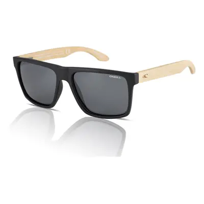 O'Neill Harwood 2.0 Sunglasses 104P Matte Black/Bamboo/Polarised Smoke - Silver