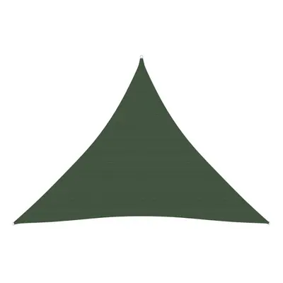 vidaXL Sunshade Sail g/mÂ² Dark Green 5x5x5 m HDPE Sunscreen Shade Canopy