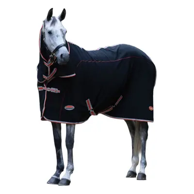 (6' 5", Black/Red/Silver) Weatherbeeta Therapy-Tec Combo Neck, Foldaway Horse Cooler Rug