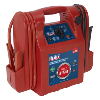 Dual Battery Emergency Jump Starter - 3200A / 1600A - Switchable Voltage