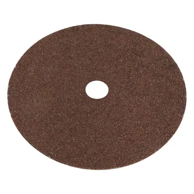 25 PACK 175mm Fibre Backed Sanding Discs - Grit Aluminium Oxide Round Sheet