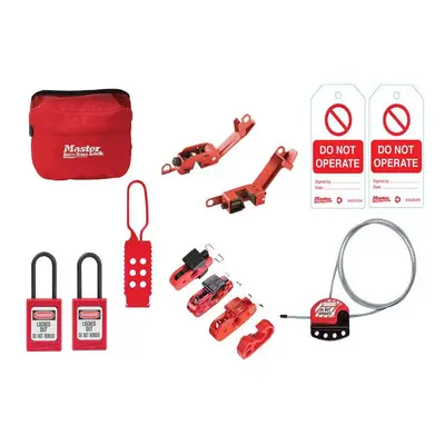 Master Lock General Maintaince Lockout / Tagout Kit 15-Piece MLKSMAINTKIT