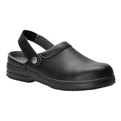 (3, Black) Portwest Unisex Steelite Safety Clog (FW82) / Workwear