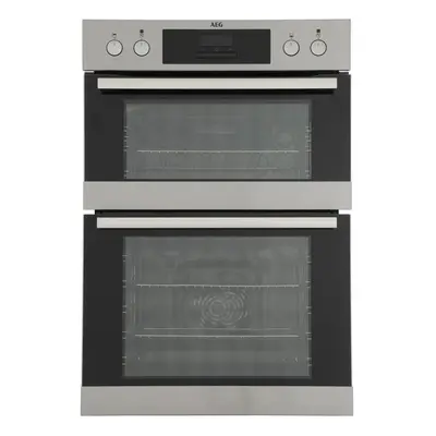 AEG SurroundCook Built-In Electric Double Oven - Stainless Steel - A Rated - DEB331010M