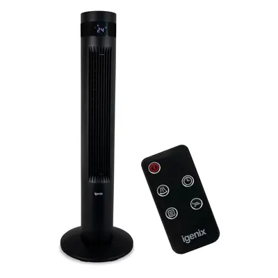 Igenix IGFD6035B Digital Tower Fan, Inch, Black