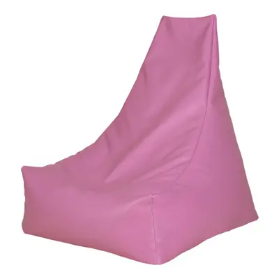 (Manhattan Pink) PU Leather GPod Bean Bag with Beans Filling