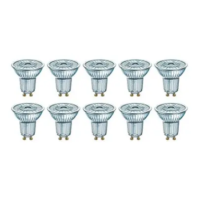 10 x Osram 'Parathom' LED GU10 Bulbs PAR16 4000K Cool White 36? - 4.3W