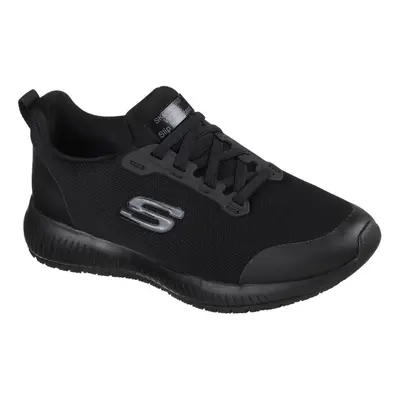 (3, Black) Skechers: Womens Squad SR Lace Up Safety Black size UK3