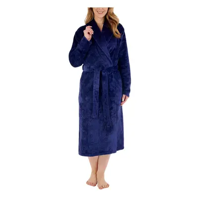 (Navy, Small) Slenderella HC88333 Women's Dressing Gown