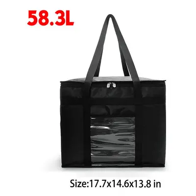 (XL) 29.2/34.8/58.3/51.4/74.6L Food Delivery Bag Thermal Insulated Takeaway Bag Camping Picnic B