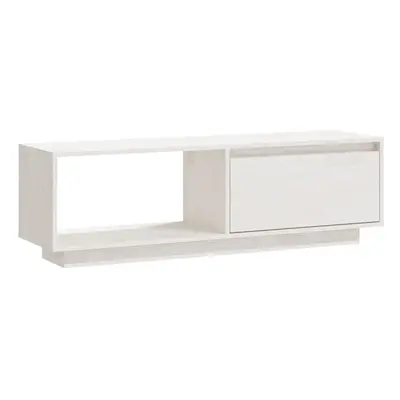 (white) vidaXL Solid Pinewood TV Cabinet Living Room Plasma Cabinet Multi Colours