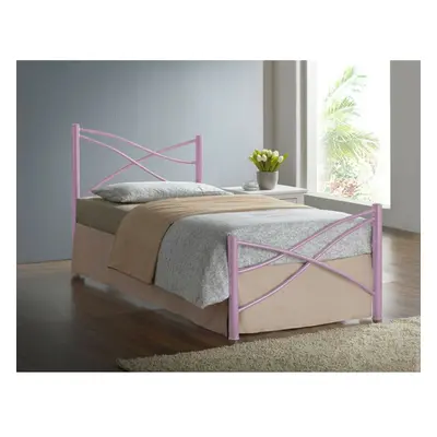 (Pink) Iyla Metal Bed Frame