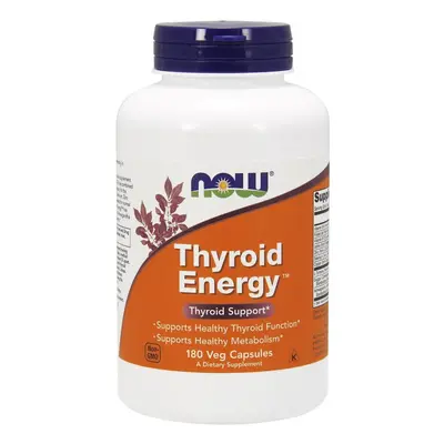 NOW Foods Thyroid Energy | Supports Healthy Thyroid Function | Veg Capsules