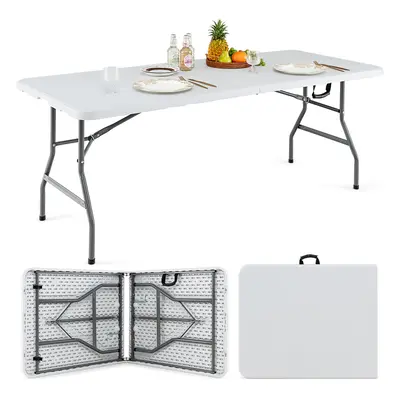 Folding CM Dining Table for Picnic Wedding Camping W/ Handle