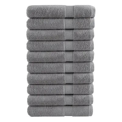 (grey, x cm/ pcs) vidaXL Premium Sauna Towels Guest Bath Towel pcs Grey 600gsm 100% Cotton