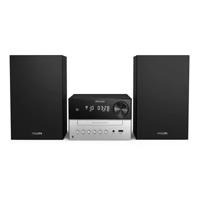 Philips TAM3205 Home audio micro system W Black, Silver