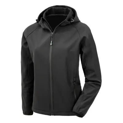 (XS, Black) Result Genuine Recycled Womens/Ladies Recycled Printable Soft Shell Jacket