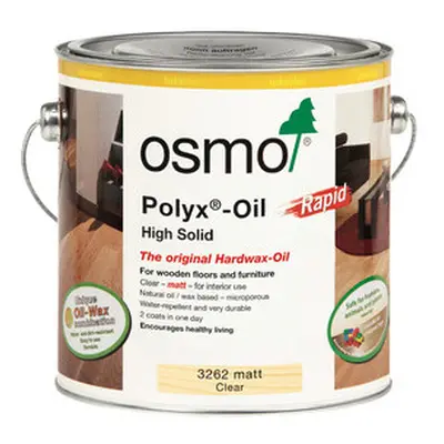 Osmo Polyx Oil Rapid Hardwax Wood Finish - - Matt 750ml