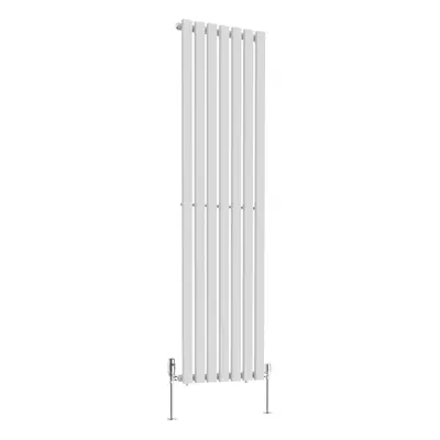 (1800 x 480mm Single) NRG Horizontal Vertical Designer D-shape Radiator Single Double Panel Bath