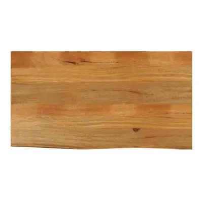 vidaXL Table Top Live Edge Replacement Board Dining Table Top Solid Wood Mango