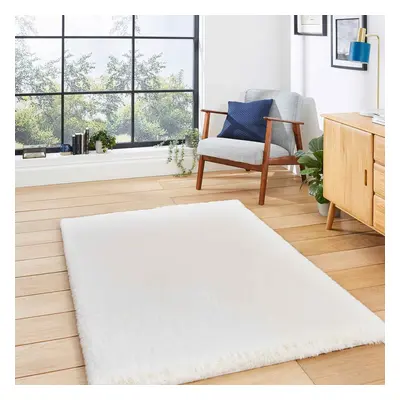 (Ivory, x cm) Super Soft Fluffy Shaggy Rugs Living Room Bedroom Non Shed cm Thick Shag Pile Rug 