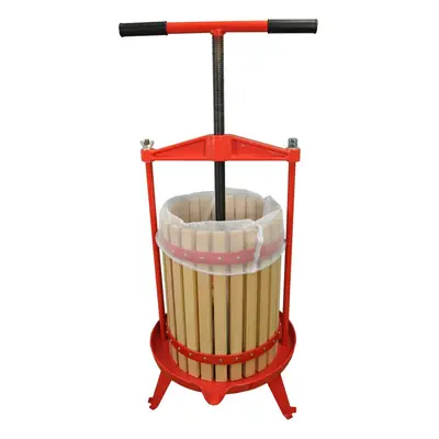 18 Litre Traditional Fruit and Apple Cider Press with Cross Bar and T Handle