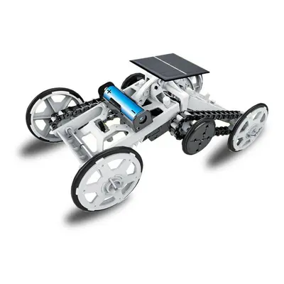 () DIY Solar Planet Rover STEM Assembly Four-wheel Drive Electric Science And Educational Model 