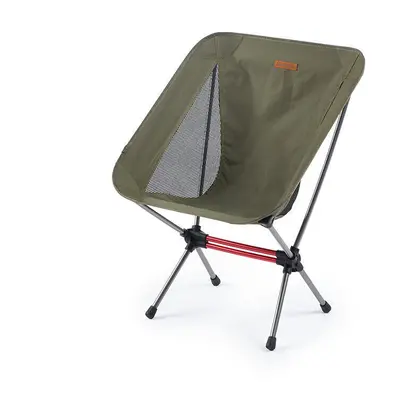 (Green) Camping Folding Chair 600D Wear Resisting Non-slip Beach Fishing Chair Ultralight Portab