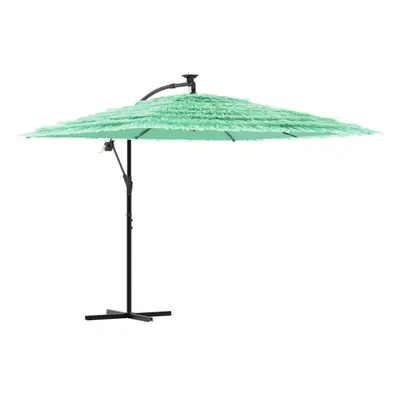 (green, x x cm) vidaXL Garden Parasol with Steel Pole Outdoor Umbrella Patio Sun Parasol White