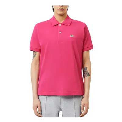 (Fushia Pink, S) Lacoste L1212 Mens Polo Shirts Golf SportsÂ Tee