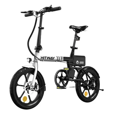 HITWAY 16" Electric Bike, 250W Motor, Assist Range Up to 25-60Km