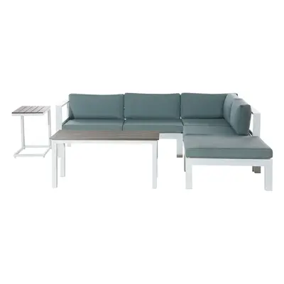 Corner Sofa Lounge Set MESSINA Metal Green