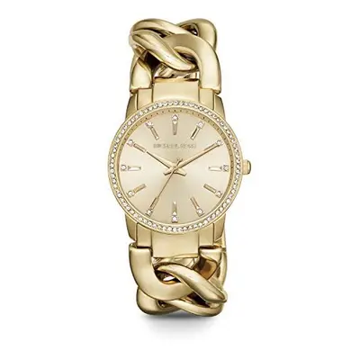 Michael Kors Womens Lady Nini Quartz Watch With Stainless Steel Strap, Gold, (Model: Mk3235)