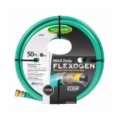 Fiskars 0.625 in. x ft. Green Thumb Max Duty Flexogen Hose