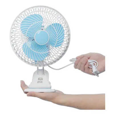 180 Adjustable Desktop Table Electric Fan High Speed Clip On Cooling Fan AC 240V