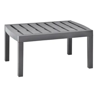 vidaXL Garden Table Mocha 78x55x38 cm Plastic