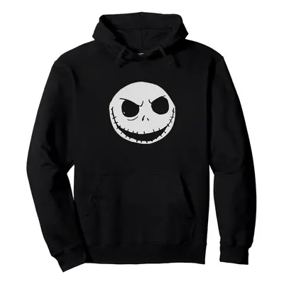 (L, Black) Disney Womens/Ladies The Nightmare Before Christmas Face Hoodie