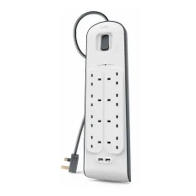 Belkin BSV804AF2M 8AC outlet(s) 2m White surge protector