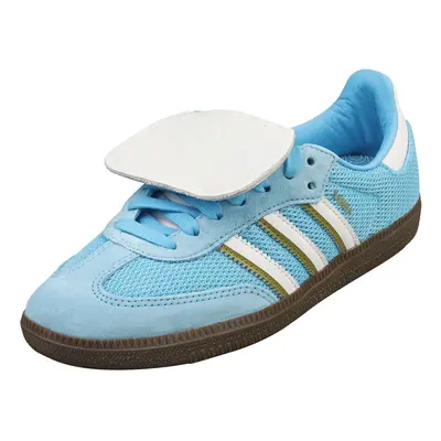 adidas Samba Lt Mens Casual Trainers in Blue White - UK