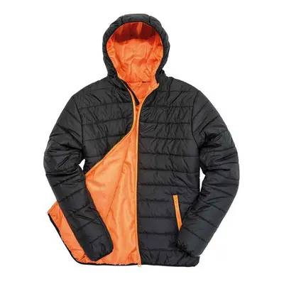 (M, Black/Orange) Result Core Mens Soft Padded Jacket