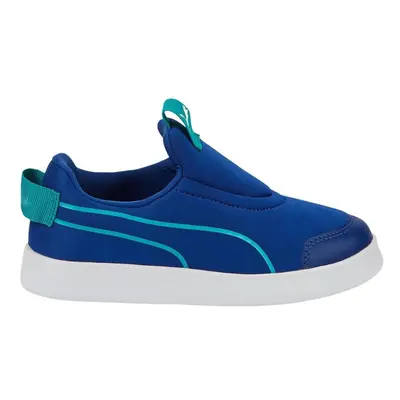 Puma Courtflex v2 Slip On PS Kids Shoes Blue 11 31.5