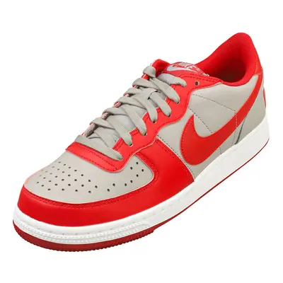 (11.5) Nike Terminator Low Mens Fashion Trainers in Grey Red