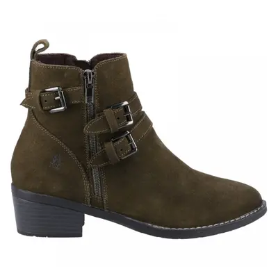 (8 (Adults')) Jenna | Khaki | Women's Water Resistant Ankle Boots