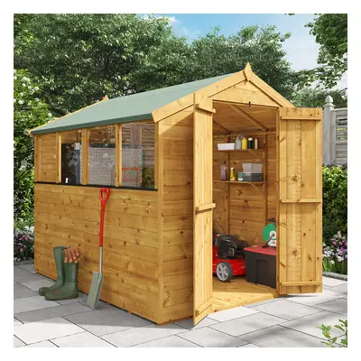 (8x6, Windowed) BillyOh Master Tongue and Groove Apex Shed